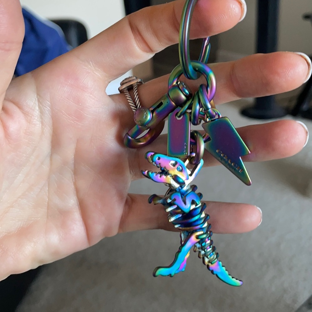 ❌SOLD❌  Authentic Coach Anodized Rexy T-Rex Charm
